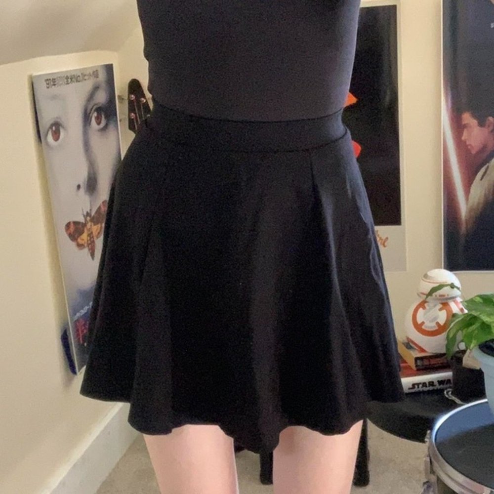 Black Skater Skirt